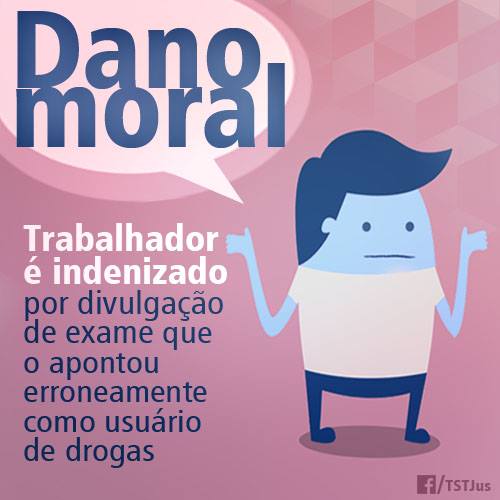 Trabalhador é indenizado por divulgação de exame que o apontou como usuário de drogas