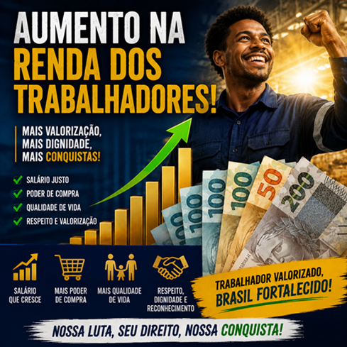 Renda média dos brasileiros aumenta e pobreza é a menor da série histórica