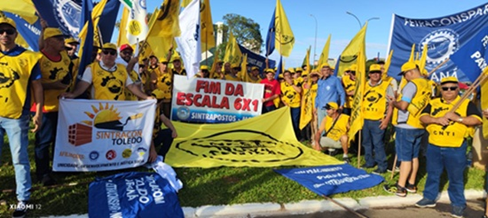 A delegação da NCST do Paraná marca presença de forma expressiva na Conclat 2026