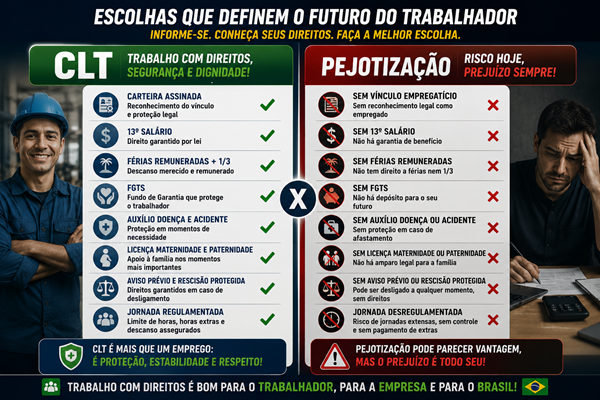 Pejotização geral: desmonte dos direitos do trabalho
