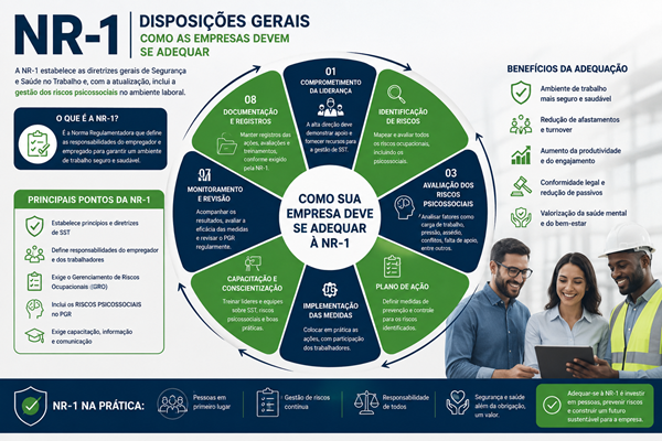Saúde mental e NR-1: O que as empresas precisam entender sobre a nova fase da gestão de riscos