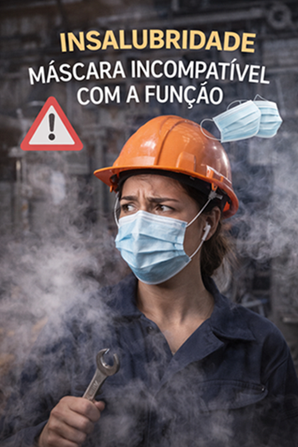 Fornecimento de máscara com proteção inadequada leva a condenação de empresa