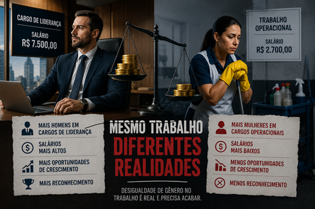 Desigualdade de gênero em cargos de gerência configura danos morais coletivos, decide TST